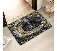 3D Optical Illusion Rug - Optical Illusion Rug Hole Dog Gets Scared of 3D Carpet Rugs That Looks Like a Hole as Test & Game with Your Cat or Dog (E,L)