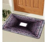 3D Optical Illusion Rug,Rugs That Look like a Hole,Visual Illusion Non-Slip Front Doormat,Trap Hole Area Carpet for Living Room Bedroom Bath Stairs Porch Entrance Decor (C, 50x80cm/19.68x31.49inch)