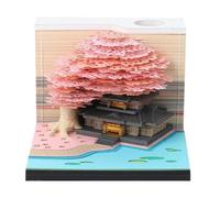 3D-Papierskulptur-Kalender - Pop-Up-Kunst-Notizblock Mit Floralen -Designs, Leicht Abreißbare Blätter | Einzigartige Wand- Und Schreibtischdekoration Für Büro, Klassenzimmer, Zuhause, Dankesge