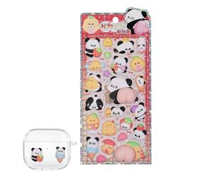 3D para | 1 x Panda Lindo | Recompensa de animales 21,9 x 9,5 cm para scrapbooking, agenda y ordenador portátil, niños, niñas y proyectos de ar