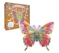 3D para adultos - Acrylic, Jigsaw Challenging Game Creative Focus | Vibrant Butterfly Pattern Family Jigsaw Puzzle, Colorful Acrylic Puzzle for Home, Office, Party, School, Birthday