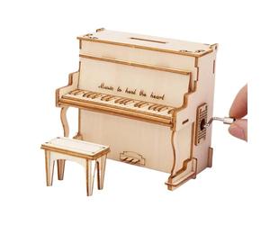 3D para Adultos, de música de Piano de 3D de Madera, Juego de Hecho a Mano para Hombres, Mujeres, niñas, niños, Adultos