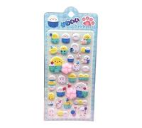 3D Pawprint Stickers - 22.5x10.5cm Foam PVC Raised Adhesive Cartoon Decals Pack, Mini Cute Craft Decorations Collection | Animal Theme Embellishment Enhancing Laptops Phone Covers Bottles Journals Cla