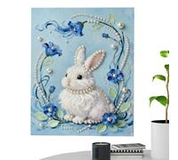 3d Pearl Craft Kit, Animal Wall Painting, Medium Size for Celebration, Glitter Art Decor Feature, Home Utility Category, Kit for Adults Women Men Beginners Living Room Bedroom Office Entryway