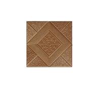 3d Pegatinas De Baldosas Papel tapiz de fondo 3D autoadhesivo de 35 * 35 cm, adhesivo de espuma for pared, impermeable, a prueba de humedad, decoración for sala de estar(Brown,1Pcs 35cmx35cm)
