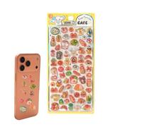 3D Pegatinas - Mini PVC 3D en relieve Sticker, lindo 3 D pegatinas | Mini 3 D estampado decorativo Sticker For Phone Case Journals Cards Planners Wrapping Diaries Children Classroom School