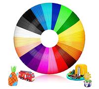 3D Pen Filamento PCL, 20 Colours, 10M Each - 3D Boligrafo PCL Filamento 1.75mm, 3D Lapiz Colours Set for Low Temperatures, 3D Niños Pen and 3D Printing Pen Accessories
