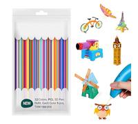 3D Pen Filamento pcl Lapiz, 160 Piezas Filamento Boli 3D para Niños, 32 Colours 2,5mm, para Baja Temperatura Printing Pen, Compatible 3Doodler Start