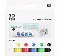 3D Pen - Set Klassik, 6 x 27ml