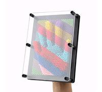 3D Pin Arte Escultura y Juego de Uñas - Tablero colorido con Imágenes para Oficina de Escritorio y Decoración del Hogar - Tablero Negro, De Gran Formato