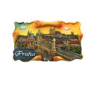 3D Praga República Checa Nevera Imán para Refrigerador Regalo Resina Artesanía Colección