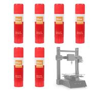 3D Print Glue, 3D Printer Glue Stick 6-Piece Set, PVP Warping Reducing Stick Accessories, Enhanced Adhesion for Print Bed, Ideal for Scanning and Modeling, Easy Application, 16x10x3cm