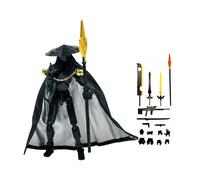 3D Printed Acction Fiigure | Stress Relief Figure Toy | Flexible Multi-Jointed Movable Set Mechanical Doll For Kids Adults; Posable Robot Maniquí, Desktop Decor, T13 Assembly Model, ADHD Gift