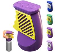 3D Printed Beverage Can Opener, Beer Soda Can Opener, Abridor De Latas Para Bebidas, Aluminum Can Tab Remover for Beverage, Easy Trigger Opening, Best Gift for Your or Dad or Brother(Purple)