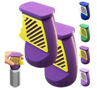 3D Printed Beverage Can Opener, Beer Soda Can Opener, Abridor De Latas Para Bebidas, Aluminum Can Tab Remover for Beverage, Easy Trigger Opening, Best Gift for Your or Dad or Brother(2Pcs purple)