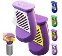 3D Printed Beverage Can Opener, Beer Soda Can Opener, Abridor De Latas Para Bebidas, Aluminum Can Tab Remover for Beverage, Easy Trigger Opening, Best Gift for Your or Dad or Brother(Light purple+purp