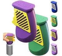 3D Printed Beverage Can Opener, Beer Soda Can Opener, Abridor De Latas Para Bebidas, Aluminum Can Tab Remover for Beverage, Easy Trigger Opening, Best Gift for Your or Dad or Brother(Purple+green)