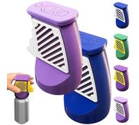 3D Printed Beverage Can Opener, Beer Soda Can Opener, Abridor De Latas Para Bebidas, Aluminum Can Tab Remover for Beverage, Easy Trigger Opening, Best Gift for Your or Dad or Brother(Blue+light purple