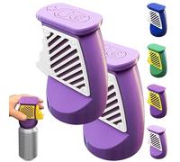 3D Printed Beverage Can Opener, Beer Soda Can Opener, Abridor De Latas Para Bebidas, Aluminum Can Tab Remover for Beverage, Easy Trigger Opening, Best Gift for Your or Dad or Brother(2Pcs light purple