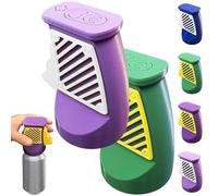 3D Printed Beverage Can Opener, Beer Soda Can Opener, Abridor De Latas Para Bebidas, Aluminum Can Tab Remover for Beverage, Easy Trigger Opening, Best Gift for Your or Dad or Brother(Light purple+gree