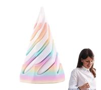 3D Printed Cone Toy, Impossible Passthrough Pyramid Fidget Sculpture, Durable PLA Material with Precision Layered Construction for Smooth Handling, Optical Illusion Art Display Piece, Desk Decoration