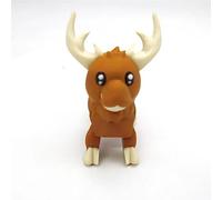 3D Printed Diprotodon Tiger Ox Deer Articulated Animal Figures with Movable Joints Creative Craft Models Collectible Desktop Decor Gift(Deer-9cm)