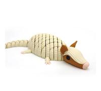 3D Printed Diprotodon Tiger Ox Deer Articulated Animal Figures with Movable Joints Creative Craft Models Collectible Desktop Decor Gift(Armadillo-18cm)