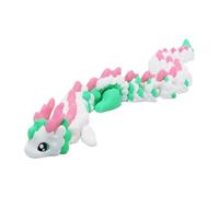 3D Printed Dragon, Articulated Dragon Figure, Creative Desk Toy, Collectible Home Office Decor, Movable Fantasy Model for Boys, Girls, and Adults, 29 x 4 cm
