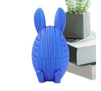 3D Printed Easter Eggs, Bunny Shaped Easter Candy Filled Eggs, 3,5 x 6,69 in Novelty Spring Family Gatherings Desk Decor, Fun for Kids, Friends, Eastern Celebrations