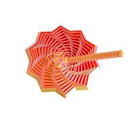 3D Printed Expanded Sensory Fidget Star, More Color, 2025New Star Shaped Fidget Toys for Office Desktop Decompression Toys Stress Relief Whirling Spiral (C,Tuba)