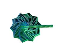 3D Printed Expanded Sensory Fidget Star, More Color, 2025New Star Shaped Fidget Toys for Office Desktop Decompression Toys Stress Relief Whirling Spiral (E,Medium)