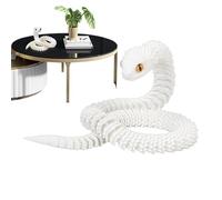 3D Printed Fidget Animals - 3D Printed Snake Toy, 2.5 Ft Realistic Collectible 3Dd Printeed Snakee, Flexible Articulated Snake, Articulated fidget toys for kids, Snakes for Desk Home Decor