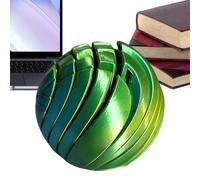 3D Printed - Fidget Ball Sensory Gear Toy | Stress Relief Focus Concentration Interactive Handheld Spinner Tactile Stimulation for Kids, Adults, Students, Home, School or Office