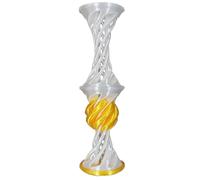 3D Printed Fidget Toy, Sensory Cone Toy, 1,42 x 1,42 en Finger Twisting Game, Portable Boredom Tool, Pyramid Twisty Sculpture for Teens, School, Offices, Relaxation Use