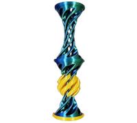 3D Printed Fidget Toy, Sensory Cone Toy, 1.42x1.42in Finger Twisting Game, Portable Boredom Tool, Pyramid Twisty Sculpture for Teens, School, Offices, Relaxation Use