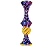 3D Printed Fidget Toy, Sensory Cone Toy, 1.42x1.42in Finger Twisting Game, Portable Boredom Tool, Pyramid Twisty Sculpture for Teens, School, Offices, Relaxation Use