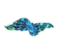 3D Printed Fidget Toys | Gradient Color Design | 4.5x4.5x4.7cm | 3D Printed Spiral Egg Fidget | Easter Basket Stuffer Filler | Colorful Desktop Ornament | For Home | Bedroom | Shelf