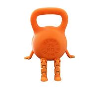 3d Printed Figure, Fitness Desk Statue, Kettlebell Shape with Articulated Joints, Action Model with Sturdy Build, 3.23 X 3.03 X 3.07 Inches Collectible Toys, Best Fitness Theme Figure for Decor
