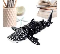 3d Printed Figurine - Articulated Jointed Animal Model, Flexible Shark Keepsake Toy with Movable Body Design, Decorative Desk Shelf Display Collectible, Creative Fidget Sculpture for Living Room