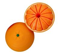 3D Printed Fruit Ball, Portable Citrus Fidget Toy, 3.94 Inch Stress Relief Ball with Twist Action, Sensory Fruit Toy, Desktop Gadget with Sturdy Style, Fidget Tool for Study and Work