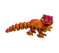 3D Printed Gecko Figurine | 3D Printed Lizard Reptile Fidget Toy | Reptile Statue Figures Fidget Toys for Kids Boys Girls Bedroom Dorm Desk Living Room