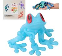 3D Printed Magnet Frog Toy, Frogs Refrigerator Magnets with Movable Multiple Joints, Jumping Poseable Frogs for Fridge Refrigerator Decorative