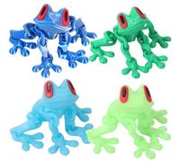 3D Printed Magnet Frog Toy, Frogs Refrigerator Magnets with Movable Multiple Joints, Jumping Poseable Frogs for Fridge Refrigerator Decorative