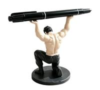 3D Printed Muscle Man Pen Holder - Funny Weightlifting Desk Organizer