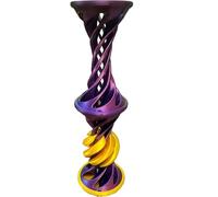 3D Printed Rotary Gear Fidget Ball Sensory Stress Relief Toy Mechanical Puzzle Sphere Desk Decor Focus Aid Gift Idea(Purple)