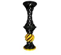 3D Printed Rotary Gear Fidget Ball Sensory Stress Relief Toy Mechanical Puzzle Sphere Desk Decor Focus Aid Gift Idea(Nero)