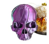 3D Printed Skull Fidget Toy, Articulated Spiral Skeleton Figurine with Flexible Joints, Halloween Skeleton Desk Decor and Stress Relief Fidget Toy for Men Boys Girls Teens Students Bedroom Desk Shelf