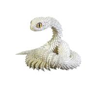 3D Printed Snake - Articulated Creative Desktop Ornament, Flexible Fidget M