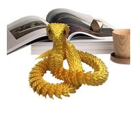 3D Printed Snake - Realistic Desk Toy for Adults | Flexible Articulated Model with Smooth Joints, Educational Collectible, Fun Stress Reliever for Home or Office Display Realistic Articulated Movement