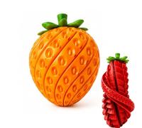 3D Printed Twisty Strawberry Fidget Toy,Twist and Turn Sensory Puzzle Ball For Stress Relief,Anxiety Relief Desk Fidget(Orange)